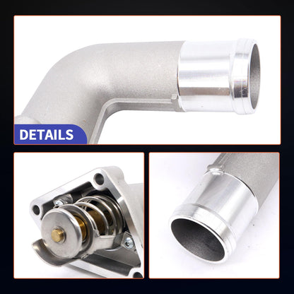 HiSport Engine Coolant Thermostat Housing Assembly - Compatible with Infiniti JX35 QX60 Nissan Altima Maxima Murano Pathfinder Quest Replace 212009HP0A 21200JA10A