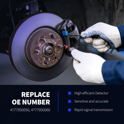 HiSport Disc Brake Pad Wear Sensor - Compatible with Lexus 2001-2006 LS430 4.3L V8 Front Driver or Passenger Side Replace 4777050050 4777050060