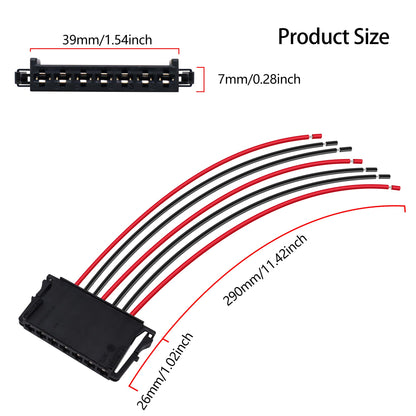 HiSport Tail Light Wire Plug Harness Compatible with Mercedes-Benz W204 C180 C200 C230 C25 C300 C300 C63