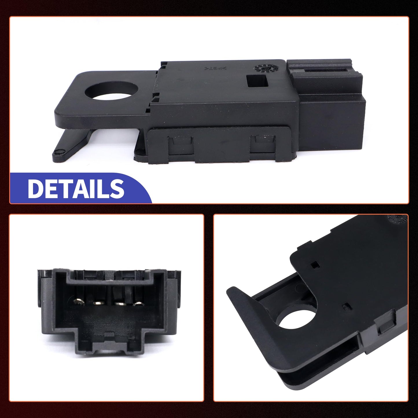 HiSport Brake Stop Light Switch Compatible with Chevy Chevrolet Express Silverado 1500 2500 3500 Cheyenne 2007-2011 GMC Savana 1500 2500 3500 4500 Sierra, Replacement for 15137492 15861245