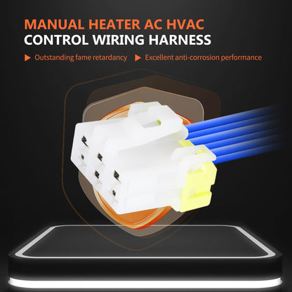HiSport Manual Heater AC HVAC Control Wiring Harness 14AWG Replacement for Subaru Forester 2014-2017,Impreza 2012-2017,XV Crosstrek 2013-2016,Crosstrek 2016-2017,WRX 2015-2017 Replace 655-58785