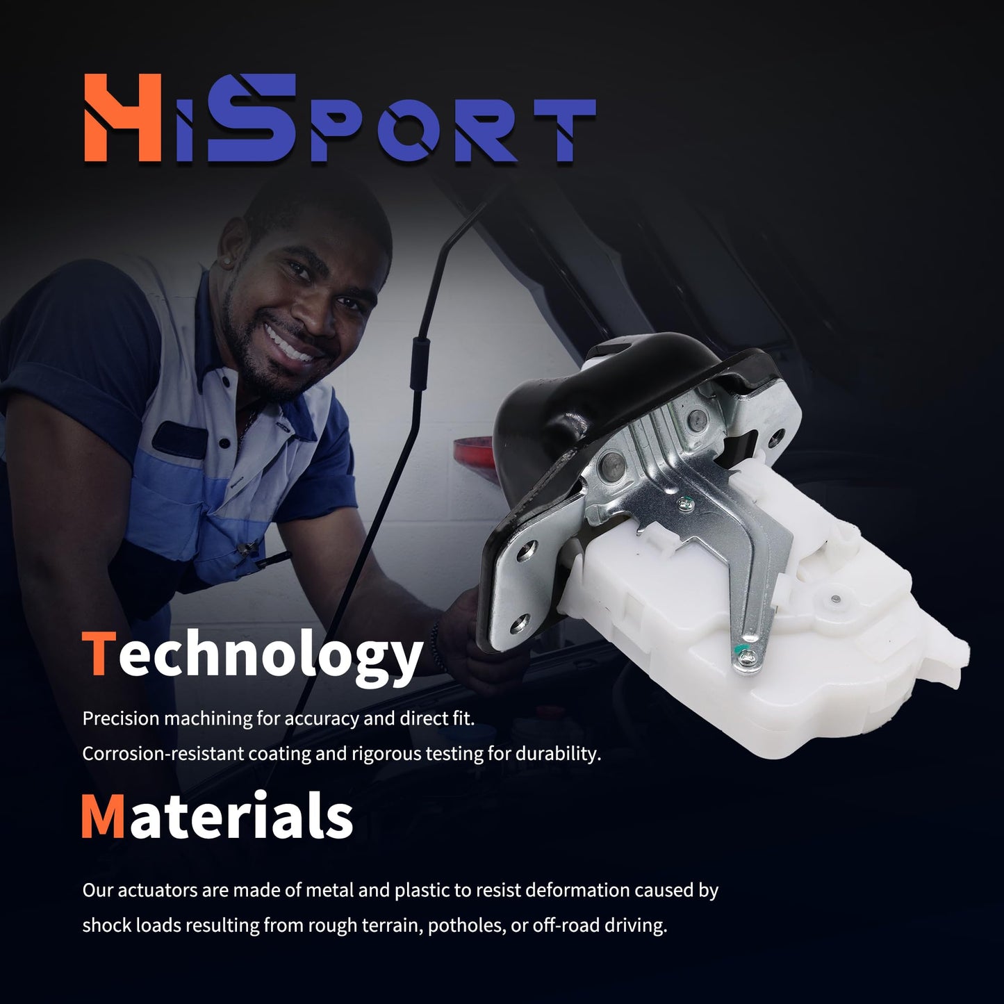 HiSport Rear Tailgate Trunk Lid Latch Lock Actuator 90502-CA00C Compatible with Nissan Leaf 2007-2017,Versa 2007-2012,Rogue 2008-2013,Murano 2005-2007,Replacement for Infiniti EX35 2008-2012