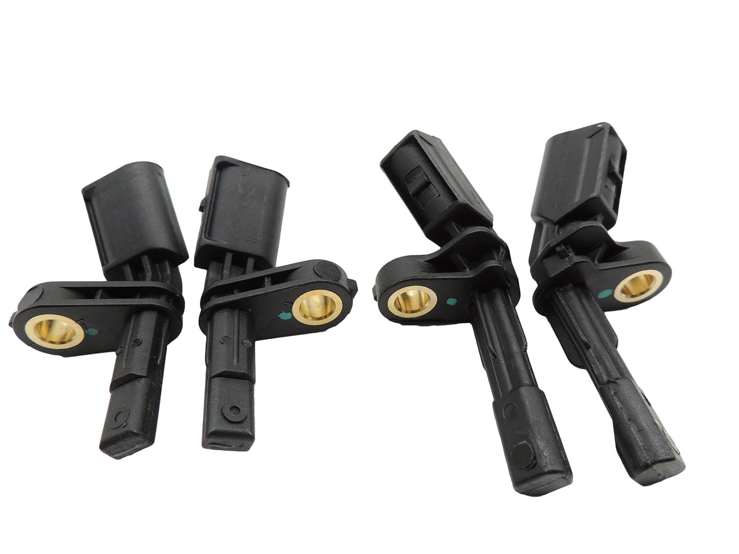 HiSport ABS Wheel Speed Sensor - Front Rear Left & Right Location, Compatible with Audi A3/Q3/TT VW Beetle/CC/EOS/Golf/GTI/Jetta/Passat/R32/Rabbit, Pack of 4