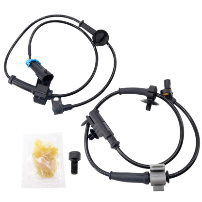 HiSport 4Pcs ABS Wheel Speed Sensor Front & Rear Compatible with Chevy Avalanche Silverado 1500 2007-2013 Suburban 1500 Tahoe 2007-2012 Cadillac Escalade 2007-2014 Replaces 15229012 15121067
