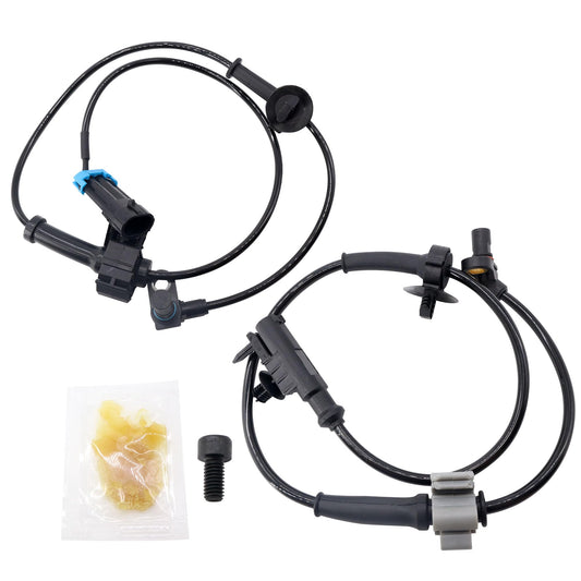 HiSport 4Pcs ABS Wheel Speed Sensor Front & Rear Compatible with Chevy Avalanche Silverado 1500 2007-2013 Suburban 1500 Tahoe 2007-2012 Cadillac Escalade 2007-2014 Replaces 15229012 15121067