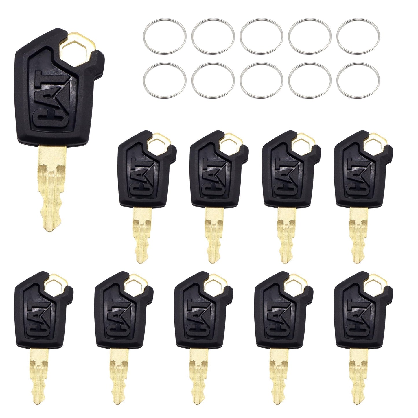 HiSport Cat Keys - Compatible with Caterpillar Heavy Equipment Part Replace 5P8500
