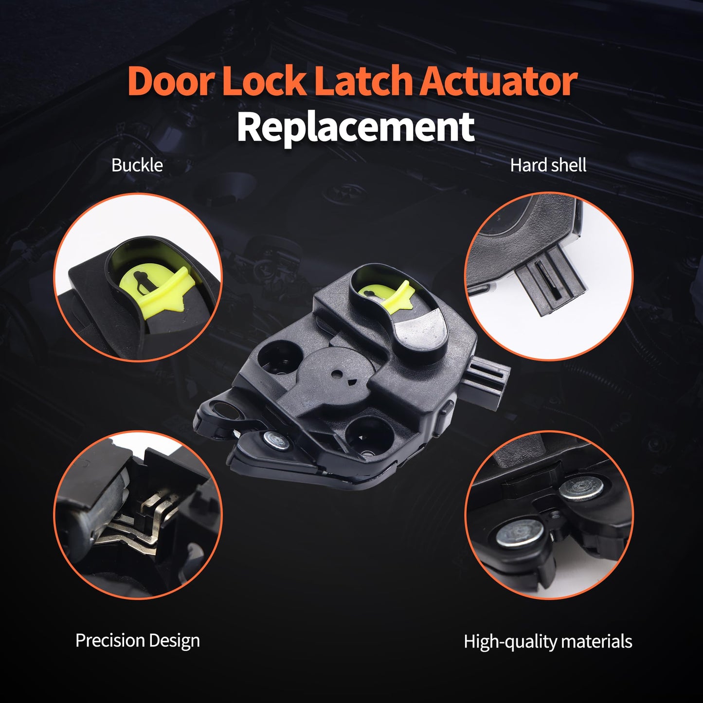 HiSport Rear Door Liftgate Tailgate Lock Trunk Latch Actuator 74851T2AA01 Replacement for Honda Accord 2013-2017,Compatible with Acura TLX 2015-2020