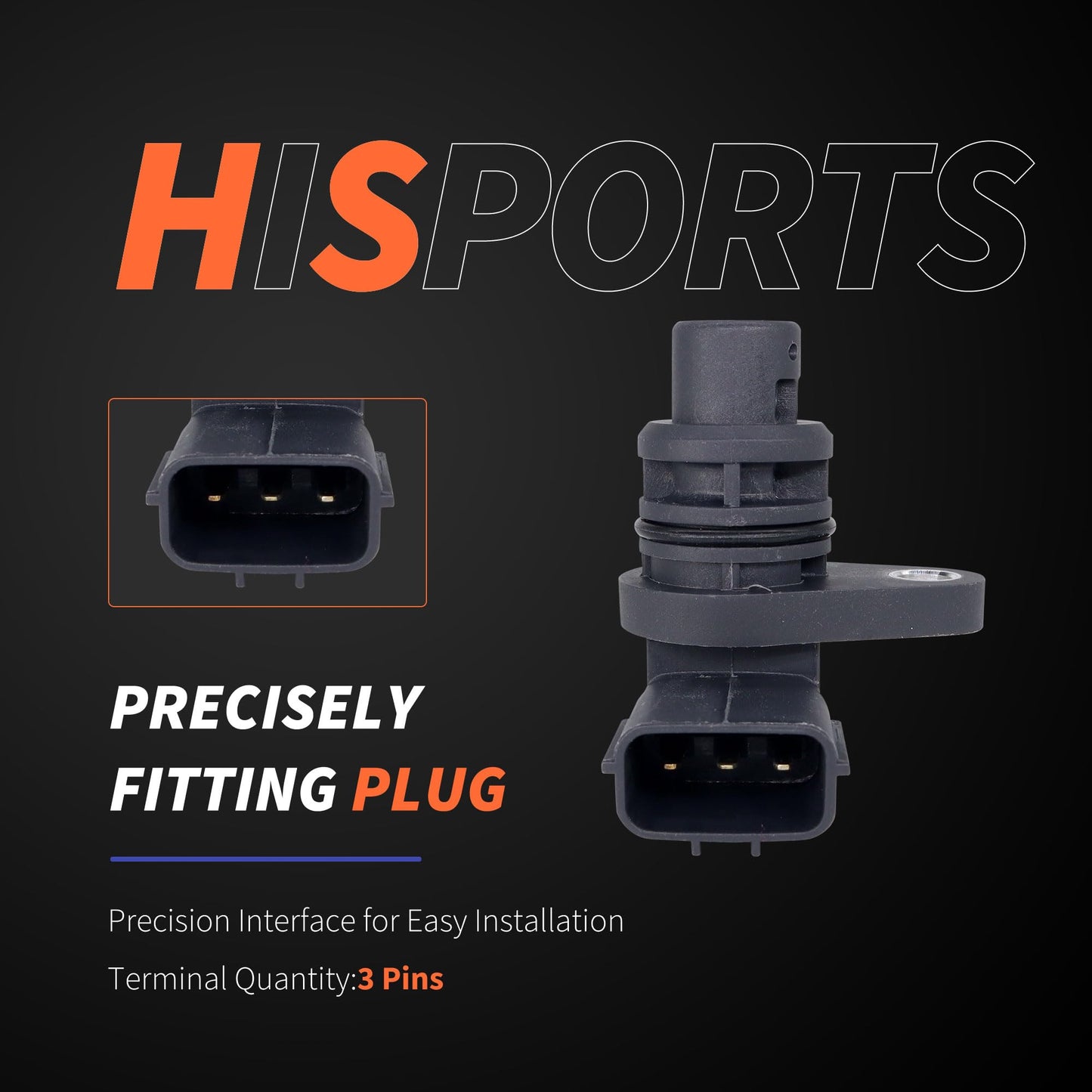 HiSport Transmission Speed Sensor - Compatible with Mazda 2 3 5 6 CX-7 Replaces FN1221551 FN1221551A SU6385 SU9767