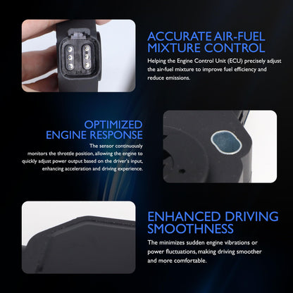 HiSport Throttle Position Sensor 53031576 53031576AD 3970085 Compatible with Dodge Ram 2500 3500 1998.5-2004 5.9L Cummins Diesel