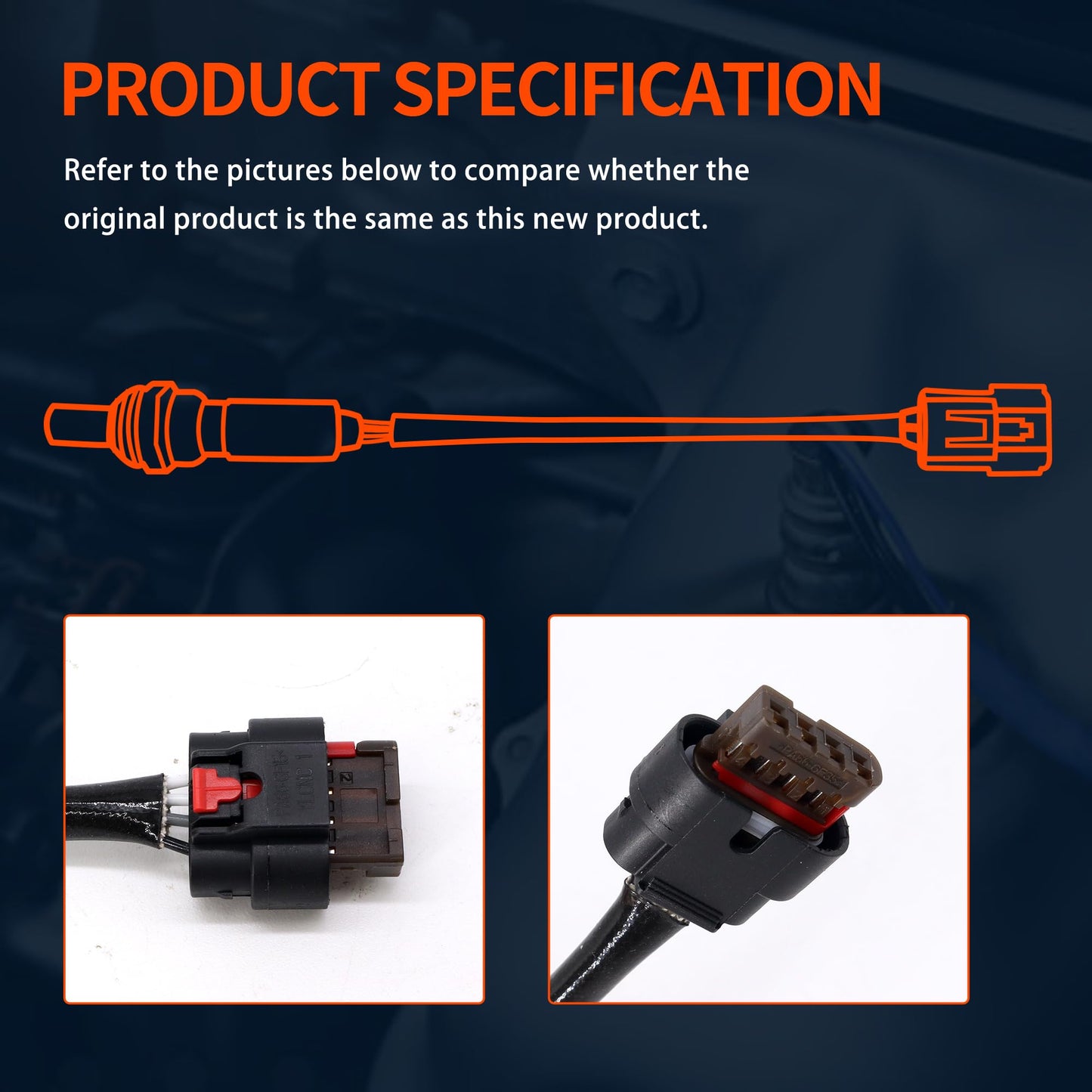 HiSport 250-241183 O2 Oxygen Sensor 2PCS - Compatible with Ford Expedition Compatible with Lincoln Navigator Downstream Left & Right 2015-2017 B1S2 B2S2 4WD AWD RWD