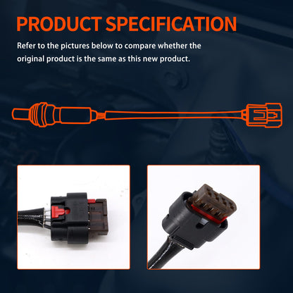 HiSport 250-241183 O2 Oxygen Sensor 2PCS - Compatible with Ford Expedition Compatible with Lincoln Navigator Downstream Left & Right 2015-2017 B1S2 B2S2 4WD AWD RWD