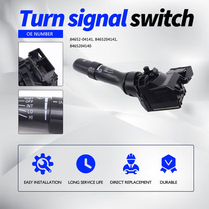 HiSport 84652-04141 Turn Signal Headlight Switch - Compatible with Toyota 4Runner Camry Pickup T100 Tacoma Tundra Replaces 8465204141