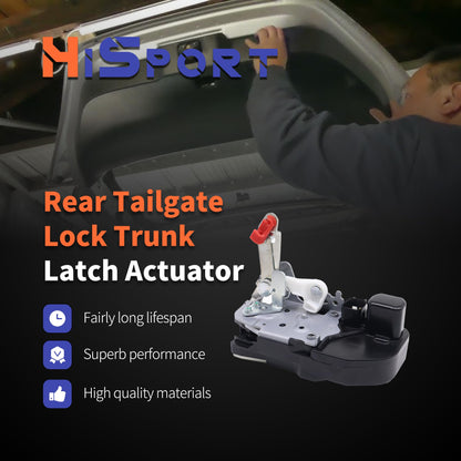 HiSport Rear Tailgate Side Door Latch Lock Actuator 931-713 Compatible with Jeep Liberty 2003-2007 Sport Utility Rear Tailgate Replaces 55360641AA 55360641AB 55360641AE