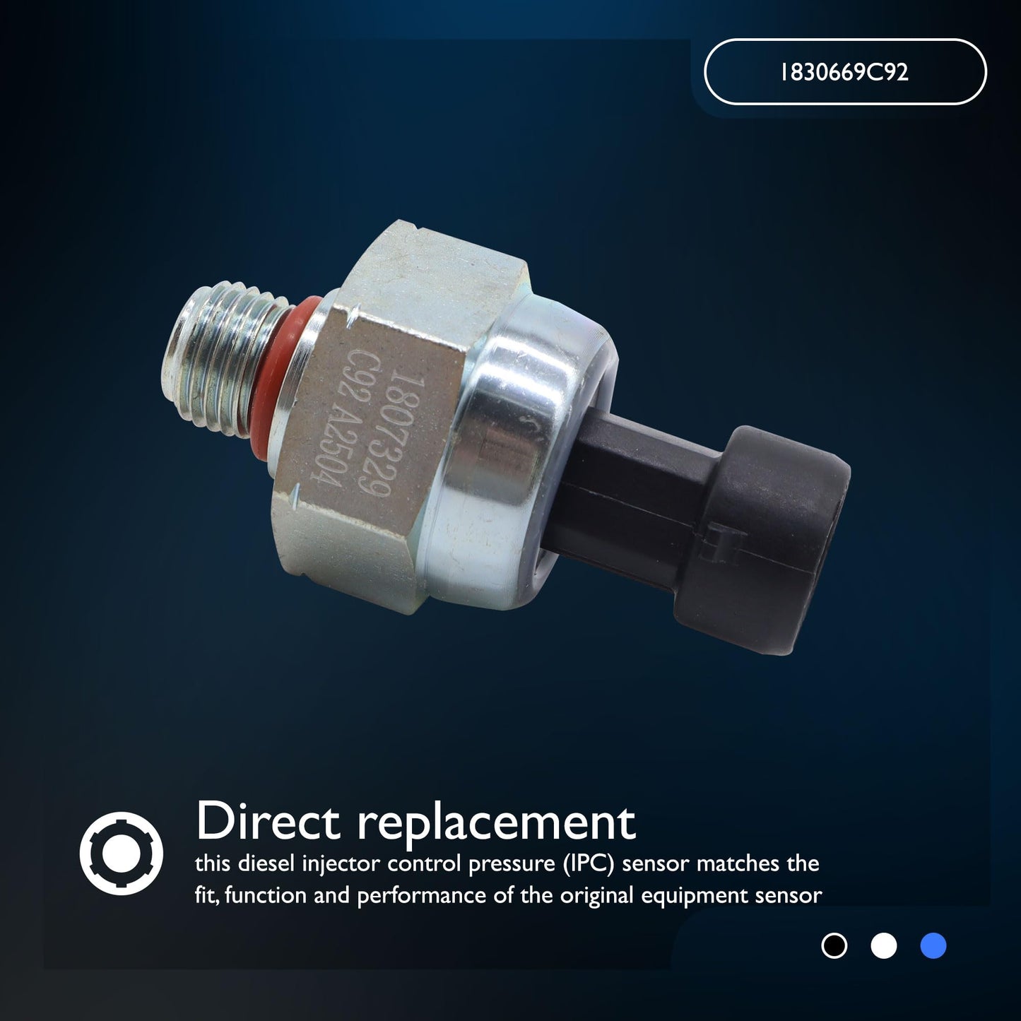 HiSport Injection Control Pressure Sensor 7.3L - Compatible with Ford E-350 Club Wagon E-350 Econoline Club Wagon E-450 E-550 F650 F750 F-250 F-350 F-450 F-550 Super Duty - Replace 1830669C92