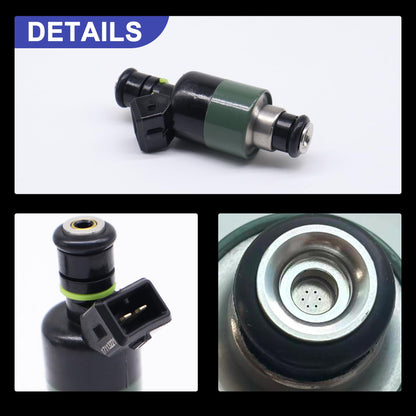 HiSport 8 Fuel Injectors Compatible with GMC Chevrolet C2500,C2500 Suburban,C3500, C3500HD,C6500 Kodiak, C7500 Kodiak,K2500, K3500,Express 3500,Savana 3500,7.4L V8 Replace 17113221