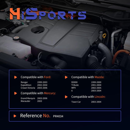 HiSport Fuel Injection Pressure Regulator - Compatible with Ford Mazda Mercury Lincoln Replaces PR4034