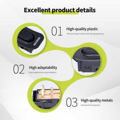 HiSport F57Z14529A Window Switch Control Button Passenger Side - Compatible with Ford Ranger 1995 1996 1997 1998 1999 2000 2001 2002 2003 2004 2005 2006 2007 - Replace SW7081