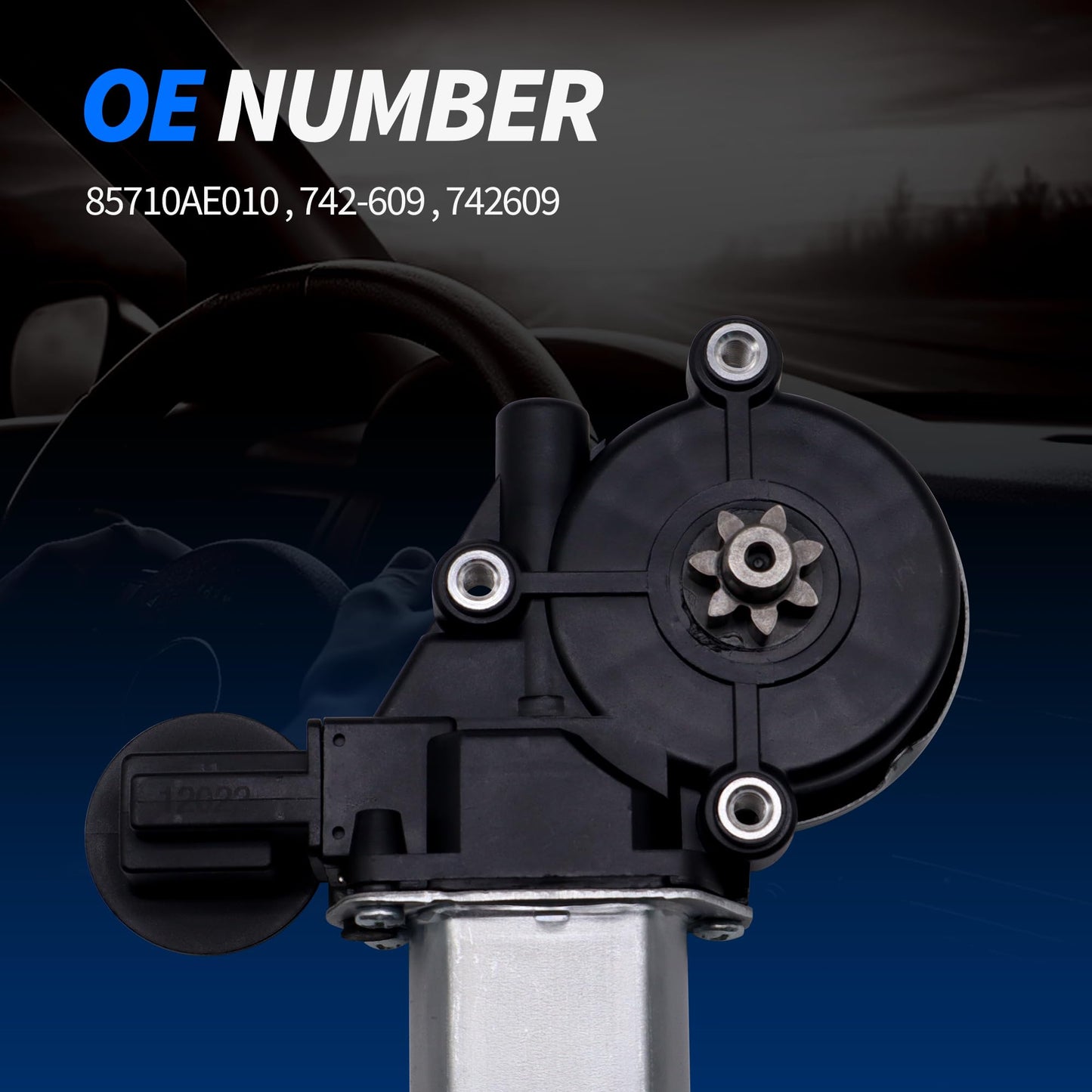 HiSport 85710AE010 742-609 Power Window Lift Motor Compatible with Toyota Tacoma 2005-2015 Tundra 4Runner RAV4 Camry Compatible with Scion tC xB xD