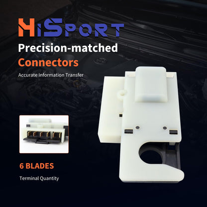 HiSport Brake Light Switch 15038393 Compatible with Chevrolet Silverado/GMC Sierra/Saab 9-7x Replacement for 15128874, 15158767, 15161650, 15163032, SLS-303, 25771554