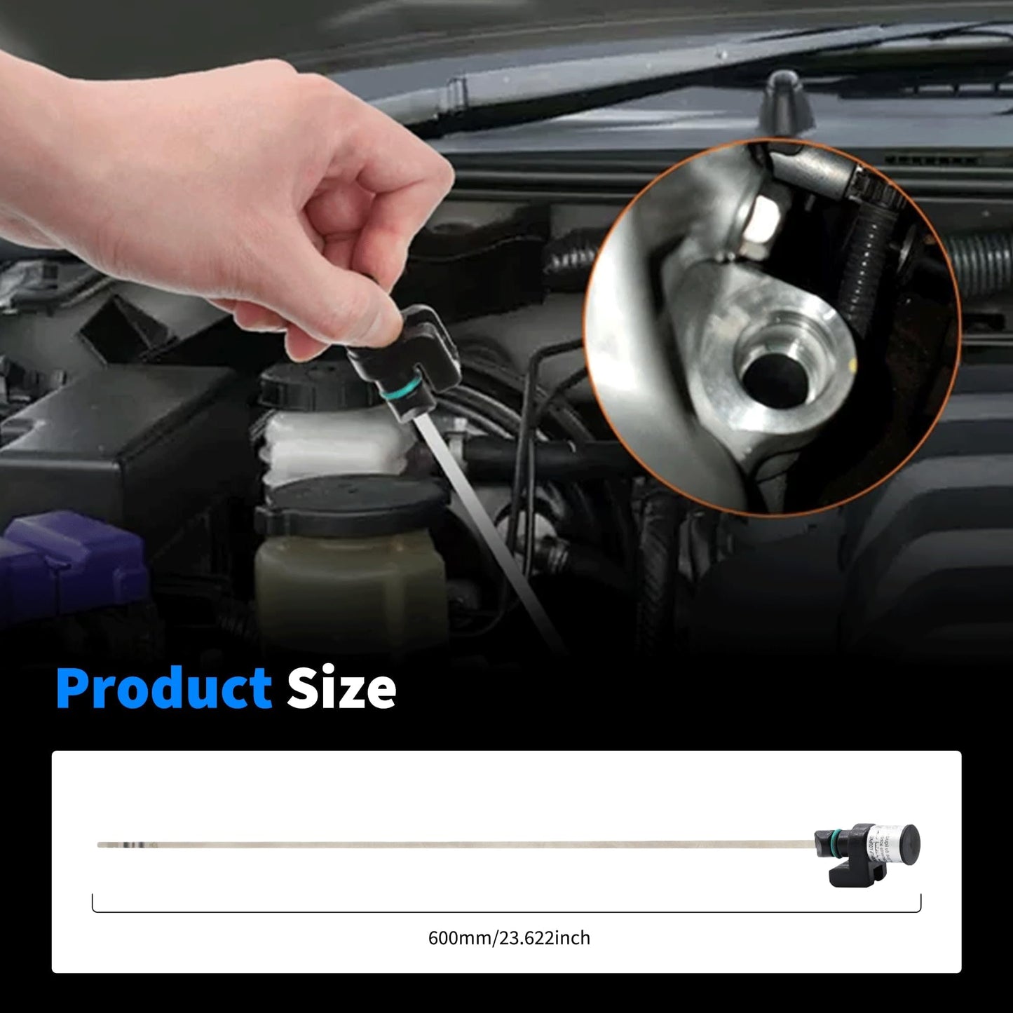 HiSport 31086-JA000 CVT Transmission Dipstick Compatible with Nissan Altima 2007-2020,Rogue 2013 2014 2015 2016 2017 2018 2019 2020 2021 2022,Maxima, Murano 2006 2007 2008-2022,Sentra 2017 2018 2019