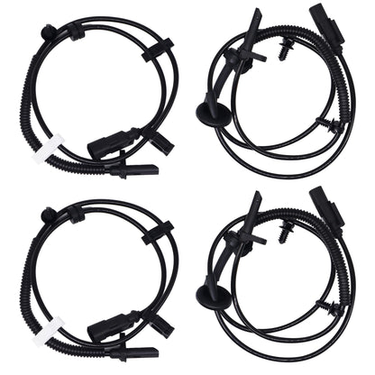 HiSport ABS Wheel Speed Sensor Front Rear left right 4PCS Compatible with Buick Chevrolet Traverse 2009-2017,Enclave 2008-2017,Replacemnt for GMC Acadia 2007-2016,Limited 2017,Saturn Outlook 2007-2010