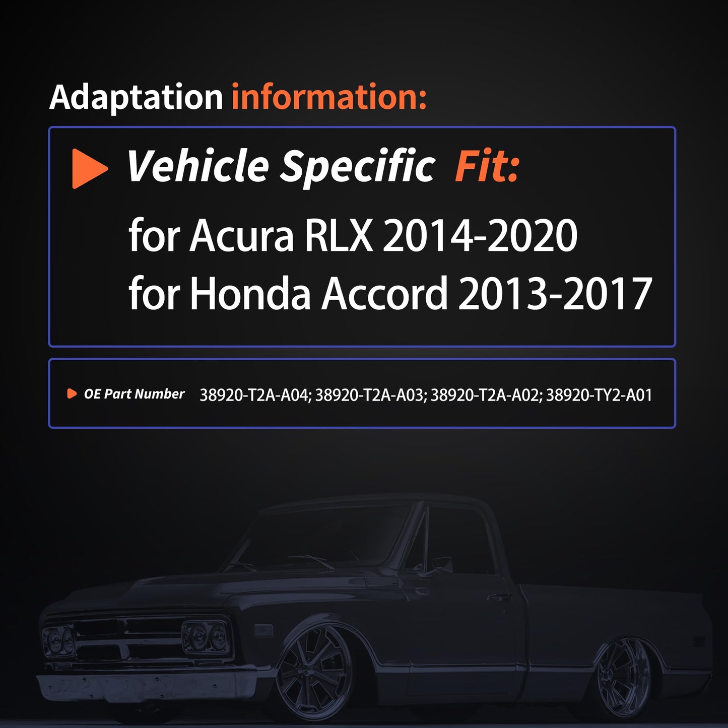 HiSport Battery Charging Sensor Connector Pigtail Plug Harness Replacement for Honda Accord 2013-2017,Acura RLX 2014-2020 Battery Current Sensor Replace 38920-T2A-A04