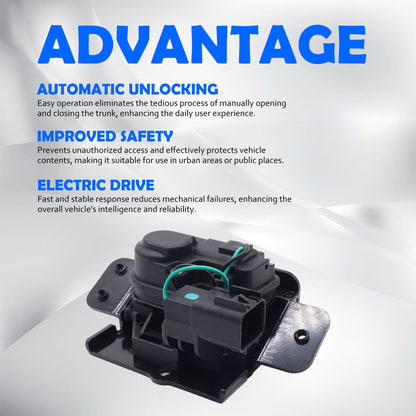 HiSport Manual Trunk Latch Lock Actuator 4-Pin 931-299 Compatible with Buick Cadillac Chevy GMC Pontiac & Saturn Vehicles, for Models Without Power Liftgate