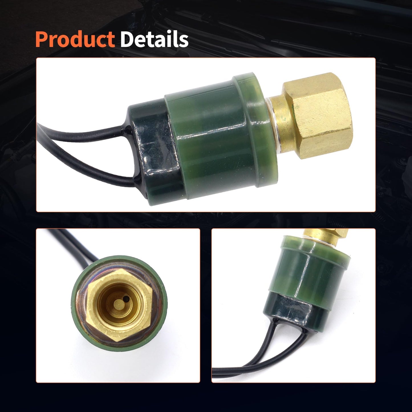 HiSport SW 9056C HVAC Pressure Switch - Compatible with International 2125 2155 2276 2375 2524 2554