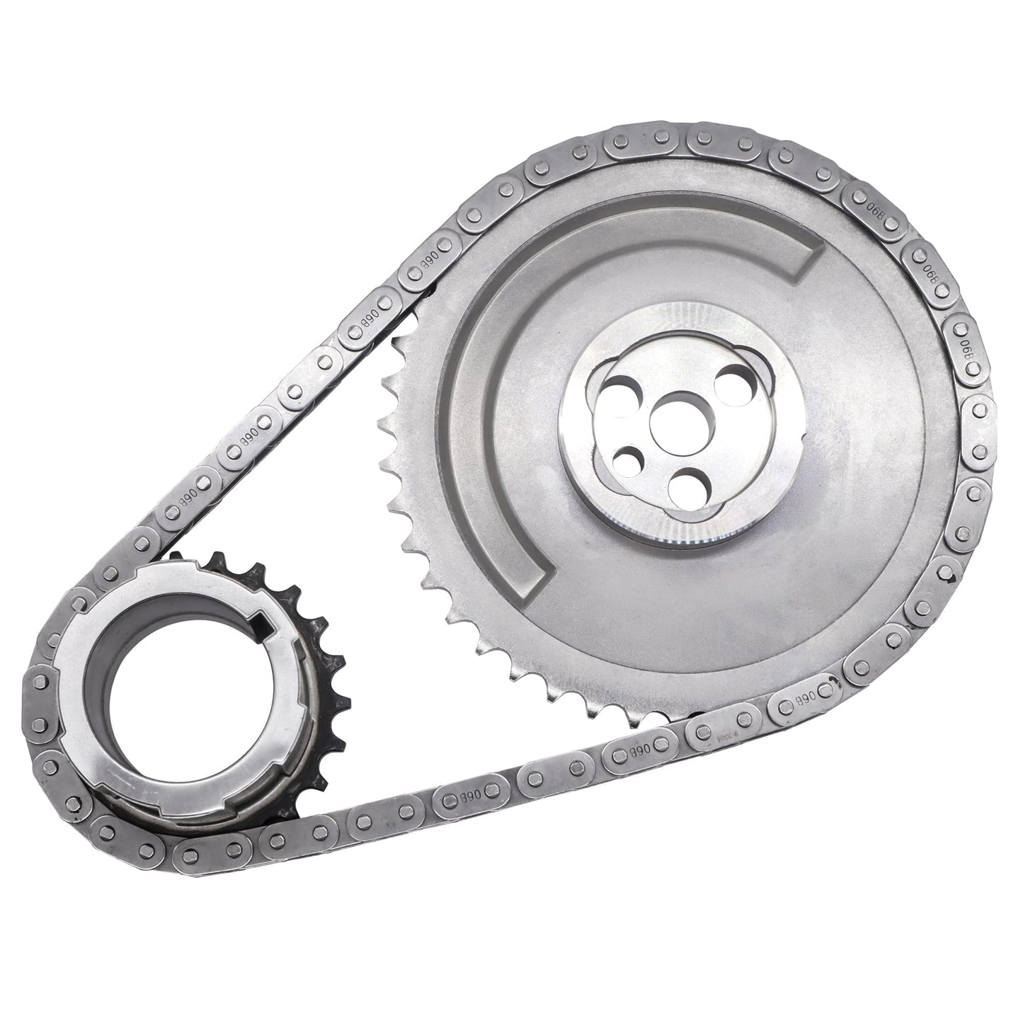 HiSport Engine Timing Chain Kit C-3220 Compatible with Chevy, GMC, Pontiac, Isuzu, Saab, Hummer, Cadillac, Buick - Express, Silverado, Corvette, Envoy, Sierra, H2, 9-7x (OHV, 8Cyl 4.8 5.3 5.7 6.0L)