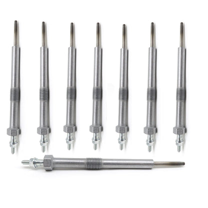 HiSport Diesel Glow Plug 8pcs - Compatible with Chevy Express GMC Silverado Savana Replaces 05613738 12639701 97364968