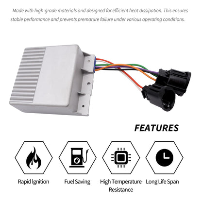HiSport E8PF12A199AA Ignition Control Module ICM Compatible with American Motors AMX Concord Eagle,Ford E-100 E-150 E-250 E-350,Jeep Cherokee CJ5 CJ7,Lincoln Continental,Mercury Bobcat,VAM Gremlin