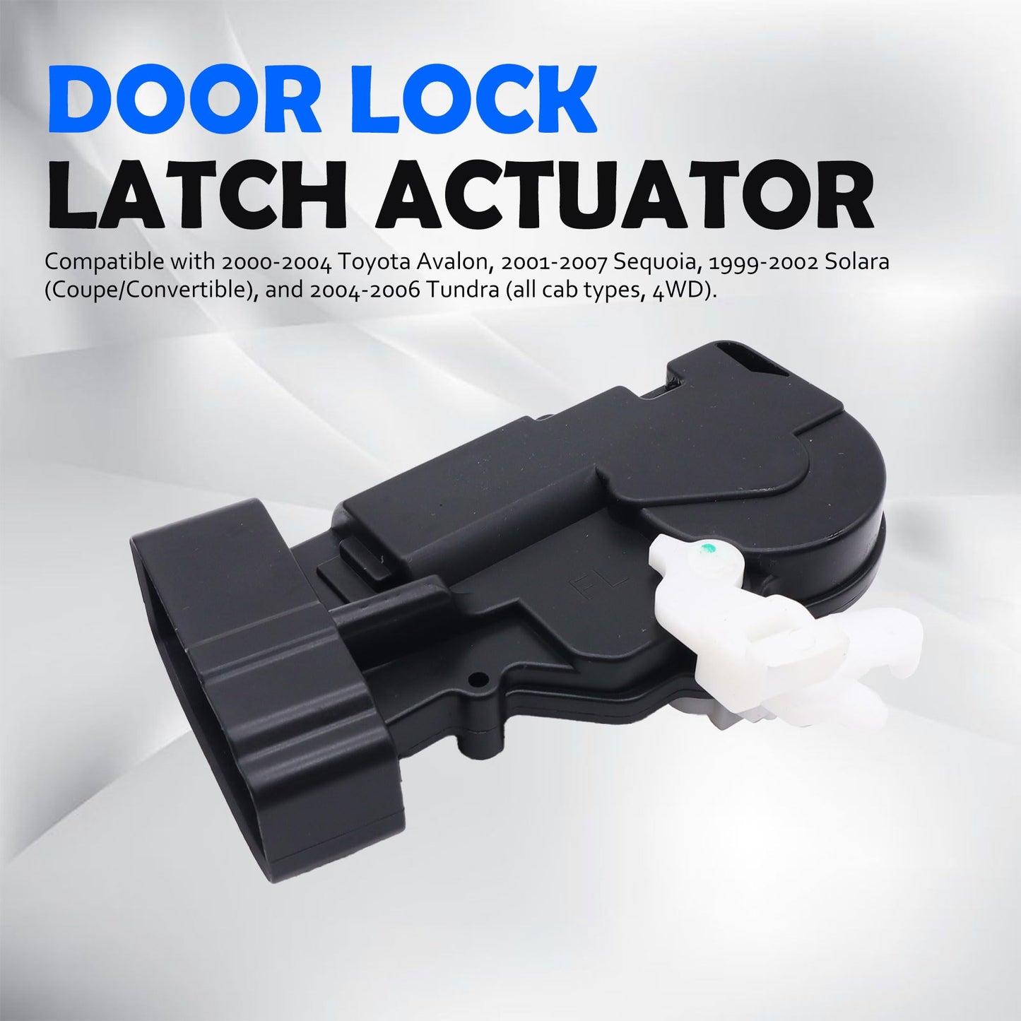 HiSport Driver Side Door Lock Latch Actuator Front Left 69120-06010 Compatible with Toyota Avalon 2000-2004, Sequoia 2001-2007, Solara 1999-2002, Tundra 2004-2006