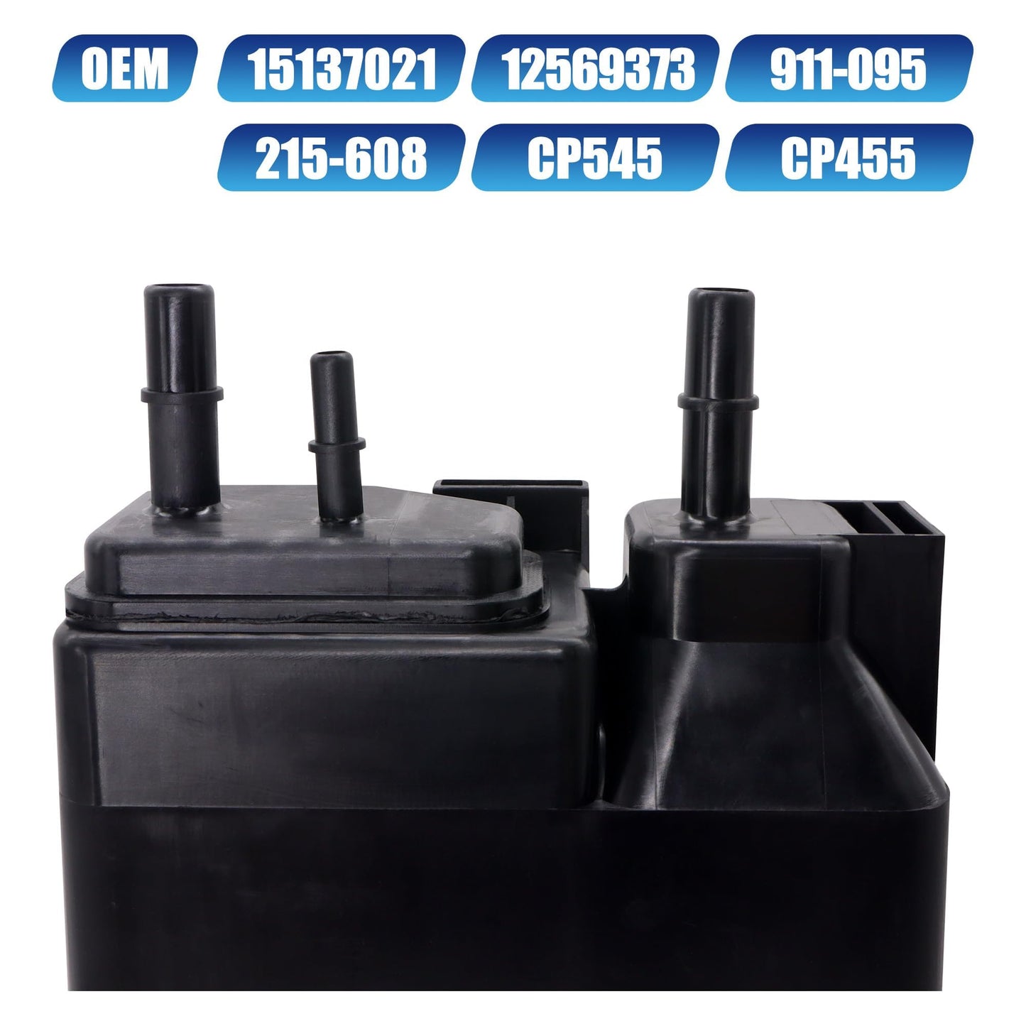 HiSport 15137021 Vapor Canister Compatible with Chevrolet Chevy Express 3500 2004-2020, Express 4500 2010-2012, Silverado 1500 2004-2016, 2500 3500, GMC Savana 3500 4500, Sierra 1500 2500 3500