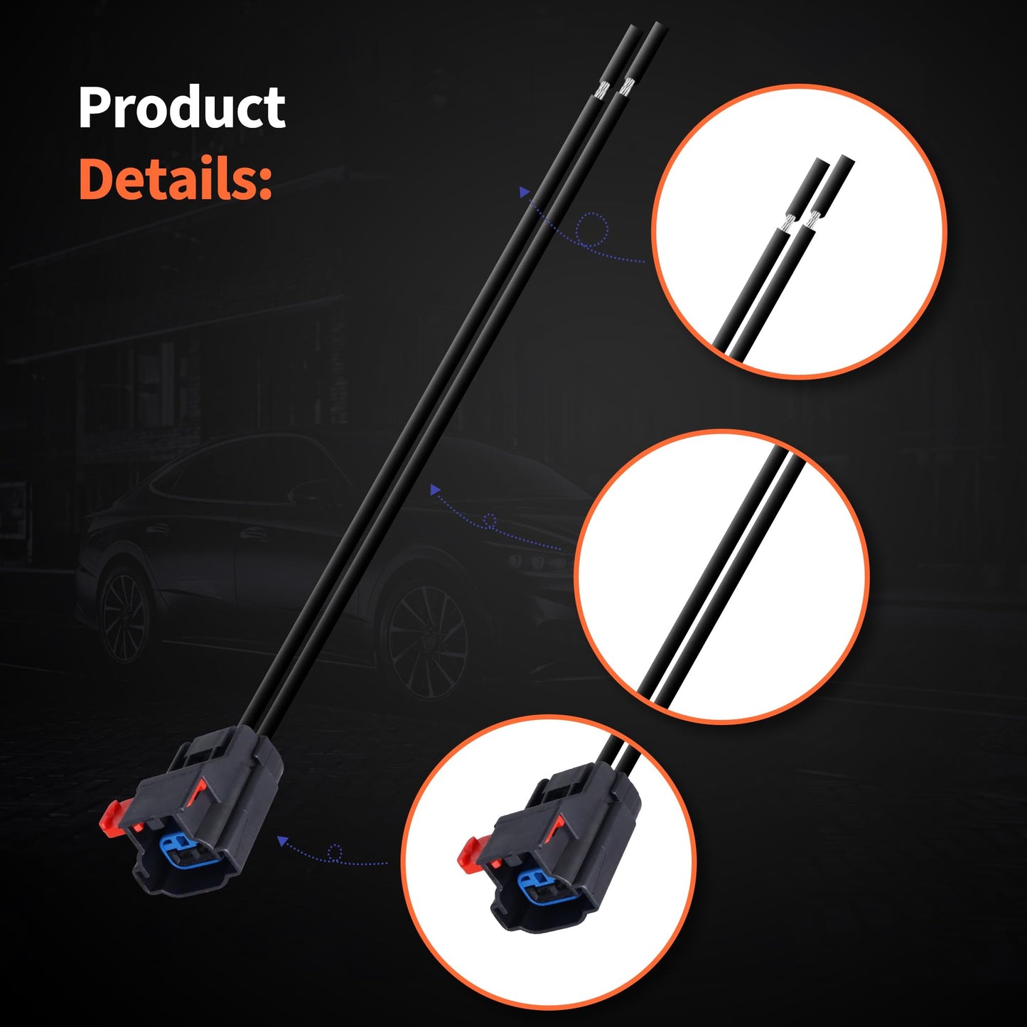 HiSport 16AWG Multi Purpose Electrical Connector Wiring Harenss Replacement for Chevrolet Chrysler Dodge Ford GMC Jeep Ram Western Star trucks Replace 9245205