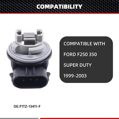 HiSport F1TZ-13411-F 2PCS Turn Signal Light Bulb Socket Compatible with Ford Aerostar E-150 F-150 250 350 450 550 Excursion Explorer Focus Mustang, Lincoln Blackwood, Mazda Tribute,Mercury Sable