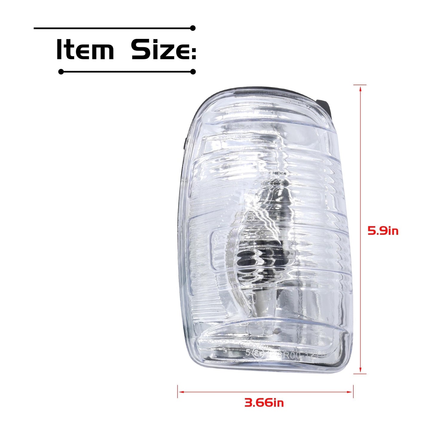 HiSport BK31-13B382-AB Driver Side Mirror Turn Signal Lamp Compatible with Ford Transit T150 T250 T350 2015 2016 2017 2018 2019 2020 2021 2022