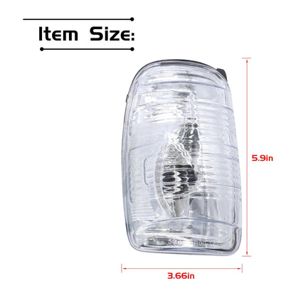 HiSport BK31-13B382-AB Driver Side Mirror Turn Signal Lamp Compatible with Ford Transit T150 T250 T350 2015 2016 2017 2018 2019 2020 2021 2022