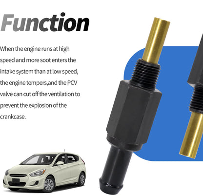 HiSport 0450339 PCV Valve - Compatible with Hyundai Accent 2001-2011 Kia Rio 2006-2011 Rio5 2006-2011