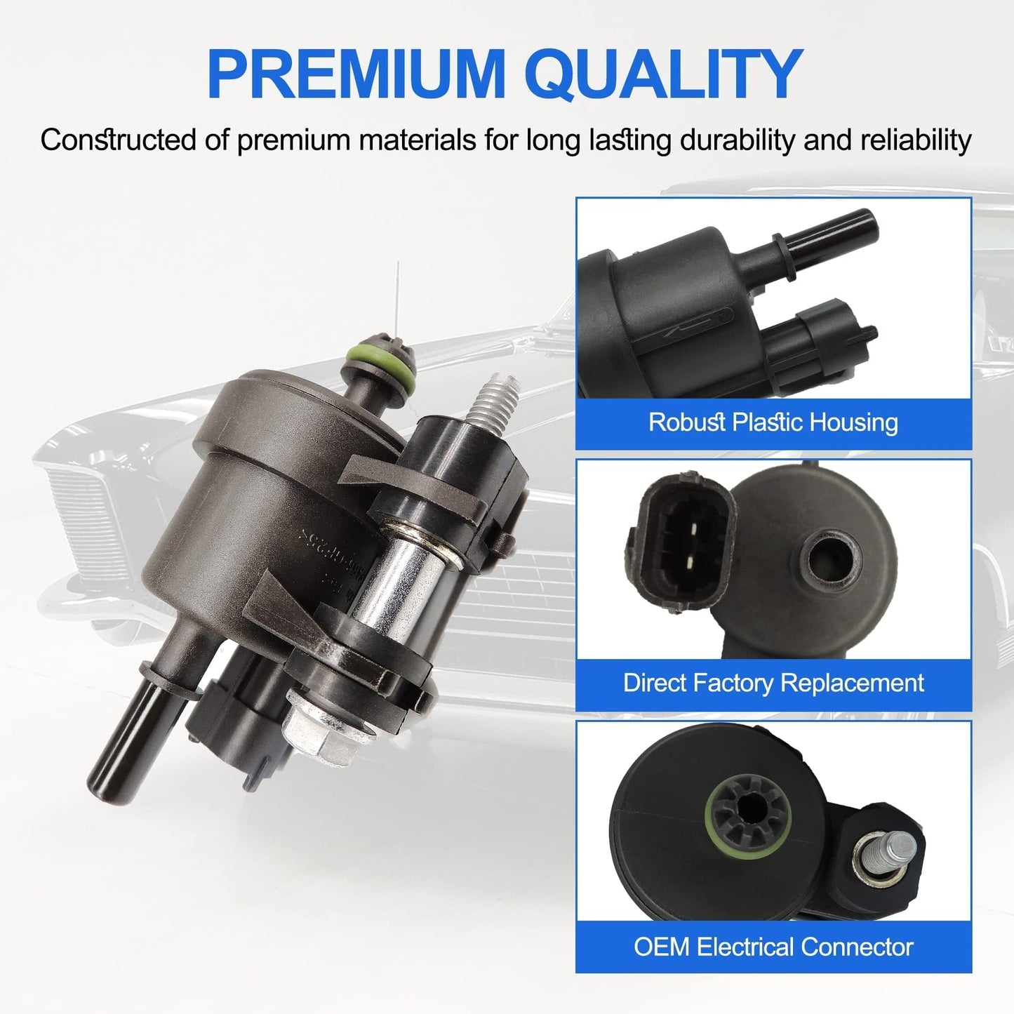 HiSport 12690512 Vapor Canister Purge Valve Solenoid - Compatible with Chevrolet Colorado Equinox Impala Traverse Buick LaCrosse Enclave Cadillac SRX XTS GMC Terrain Acadia Canyon