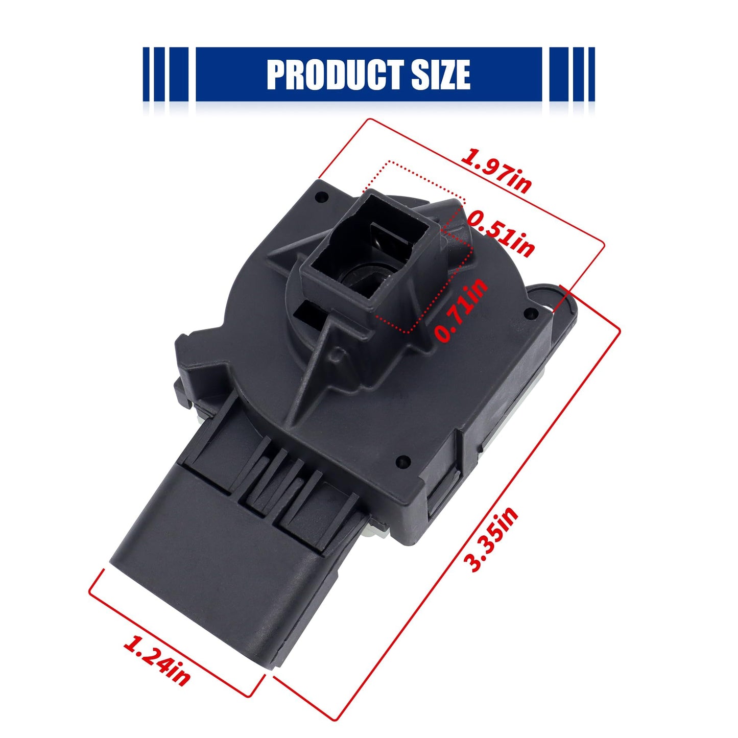 HiSport 924-727 Ignition Starter Switch Compatible with Chrysler 200 300 Pacifica Pt Cruiser Sebring Town & Country Voyager; Dodge Avenger Caliber Caravan Charger Grand Caravan; Jeep Commander Compass