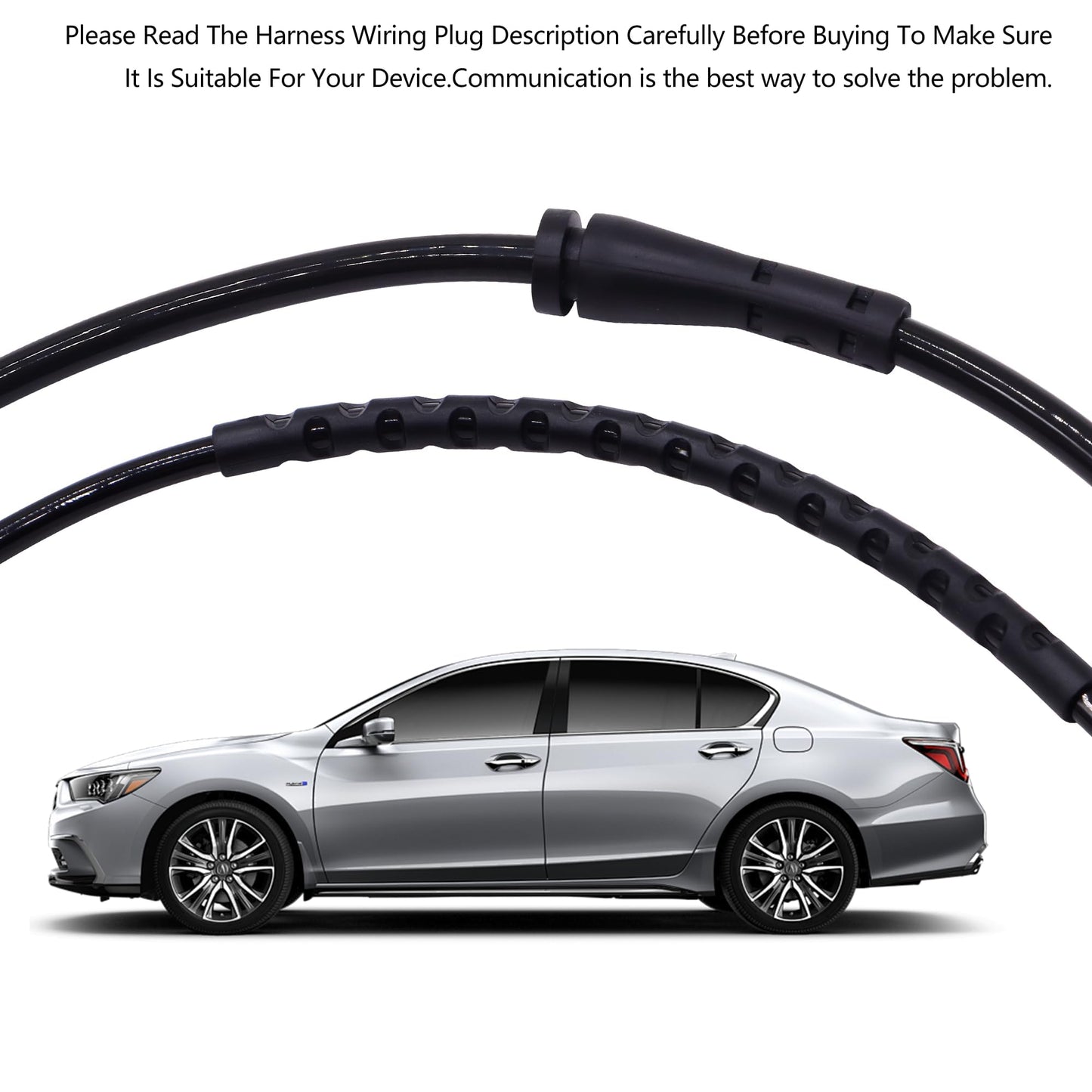 HiSport 34356792289 Front Brake Pad Wear Sensor + 34356792292 Rear Brake Pad Wear Sensor Compatible with BMW 228i 320i 328i 330i 335i,2BWS0277 0841949 PWS290 0841950 084-1950