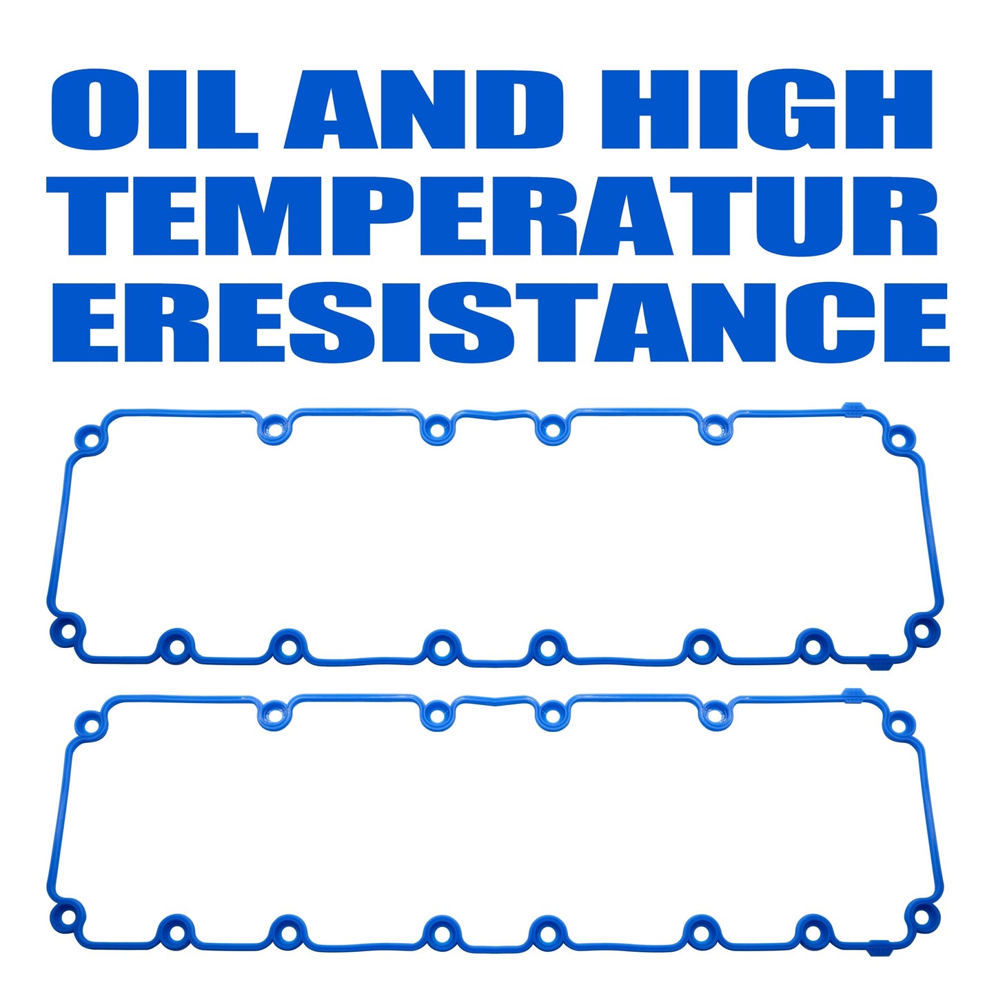 HiSport VS50481R Valve Cover Gasket Seal - Compatible with Ford Mercury Lincoln 4.6L 5.4L Engine - Replace F6AZ6584DA