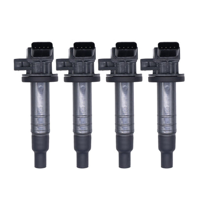 HiSport 4pcs Ignition Coil Pack - Compatible with Toyota Corolla Celica Chevy Prizm Pontiac Vibe 1.8L Replaces UF247