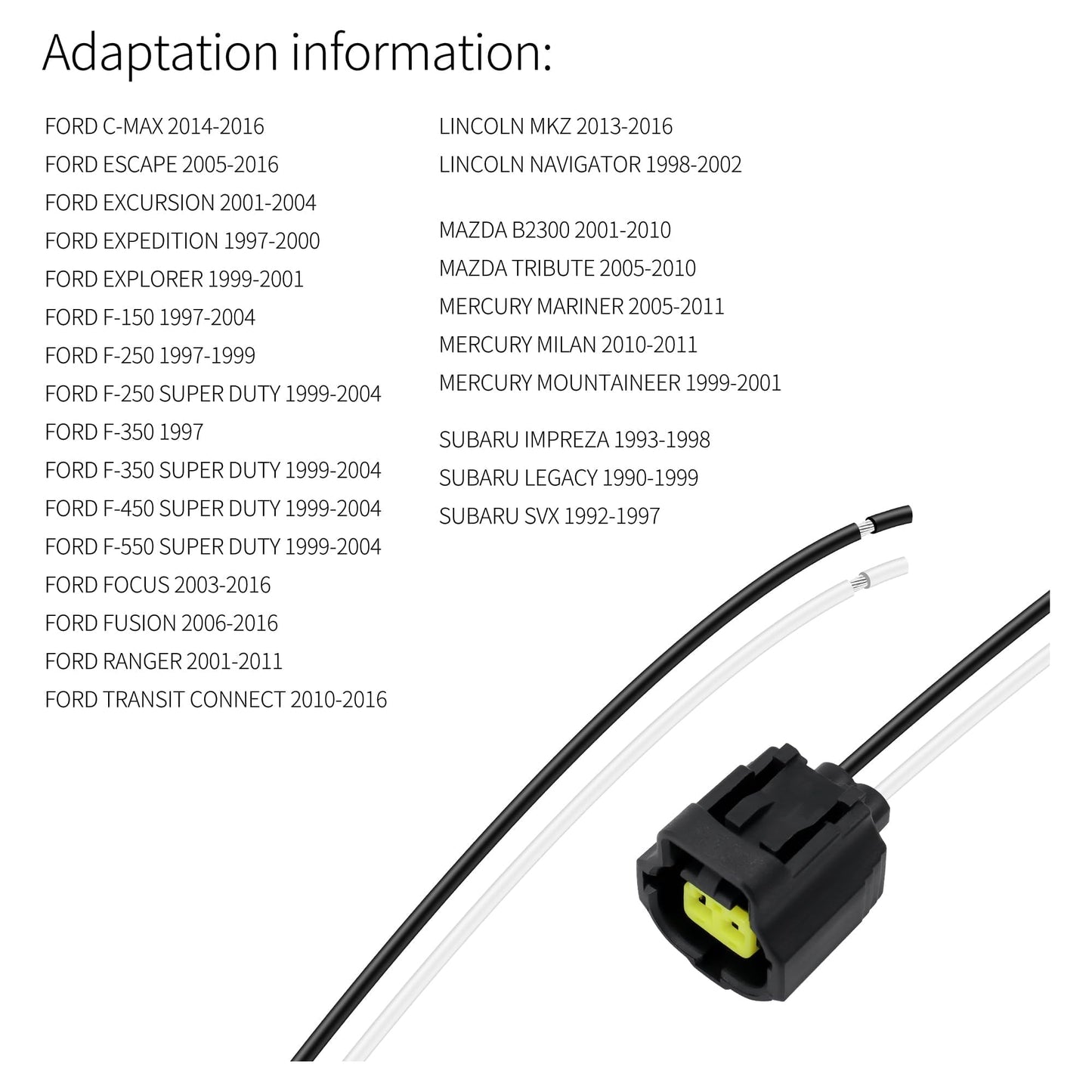 HiSport S-816 Temperature Sender/Sensor Connector Compatible with Chevrolet Chevy Sprint, Toyota Camry, Suzuki X-90, Pontiac Vibe, Mazda MX-3, Lincoln LS, Lexus ES300, Jaguar XK8 Replace 158-0421