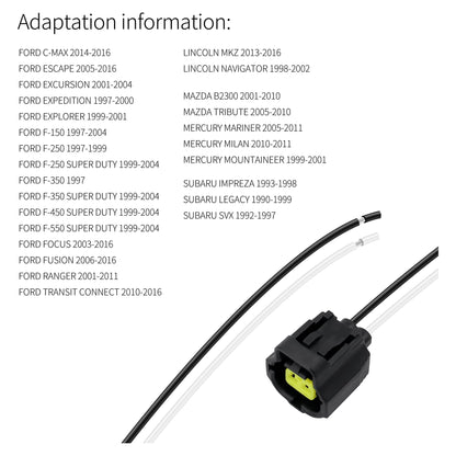 HiSport S-816 Temperature Sender/Sensor Connector Compatible with Chevrolet Chevy Sprint, Toyota Camry, Suzuki X-90, Pontiac Vibe, Mazda MX-3, Lincoln LS, Lexus ES300, Jaguar XK8 Replace 158-0421