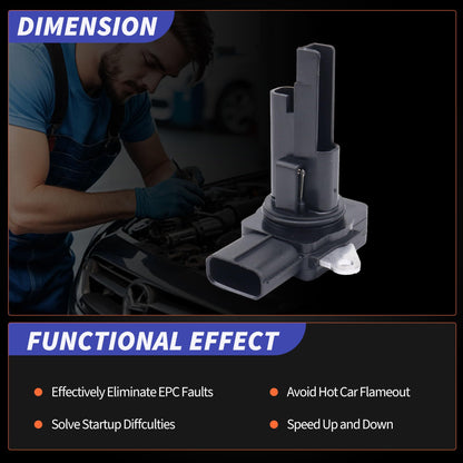 HiSport Mass Air Flow Sensor - Compatible with Lexus Scion Toyota Replaces 22204-0T040 22204-31010 22204-0H010
