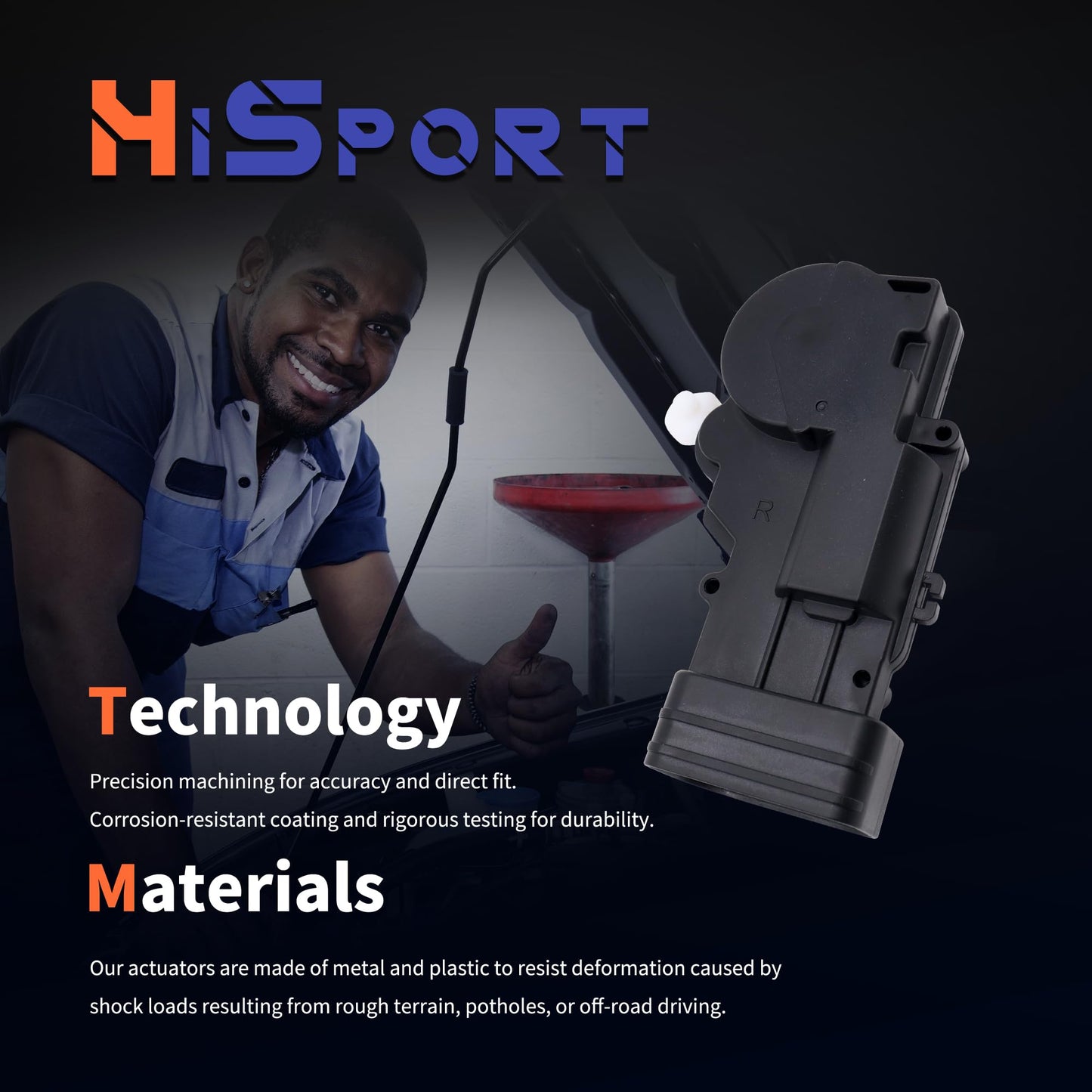 HiSport 746-848 Rear Liftgate Actuator - Compatible with Toyota Sequoia 2001 2002 2003 2004 2005 2006 2007 - Replace 69150-0C010