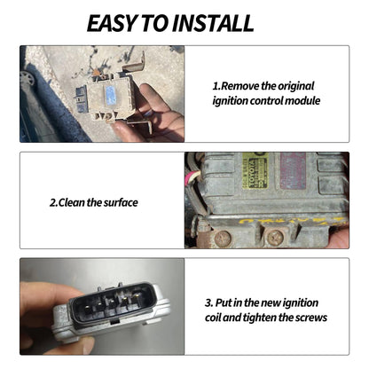 HiSport 89621-26010 Ignition Control Module Compatible with Lexus LS400,LX450,SC400;Toyota 4Runner,Camry,Celica,Corolla,Land Cruiser,MR2,Paseo,Previa,RAV4,T100,Tacoma 1995-1997,Tercel 1991-1994