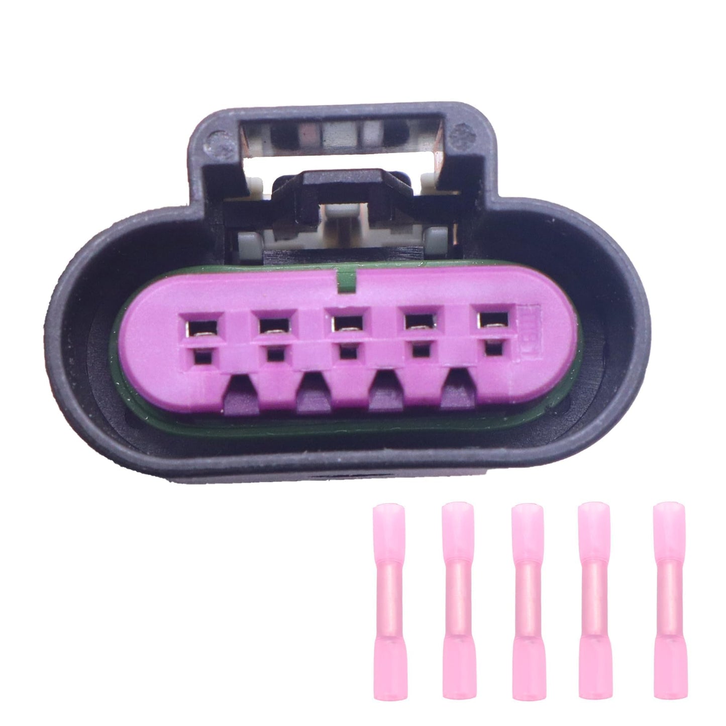 HiSport 645-500 Mass Air Flow Sensor Connector Comptible with Buick, Cadillac, Chevrolet, Chevy, GMC, Hummer, Isuzu, Oldsmobile, Pontiac, Saab, Saturn, Workhorse Fasttrack Replace 13585858, 19151498