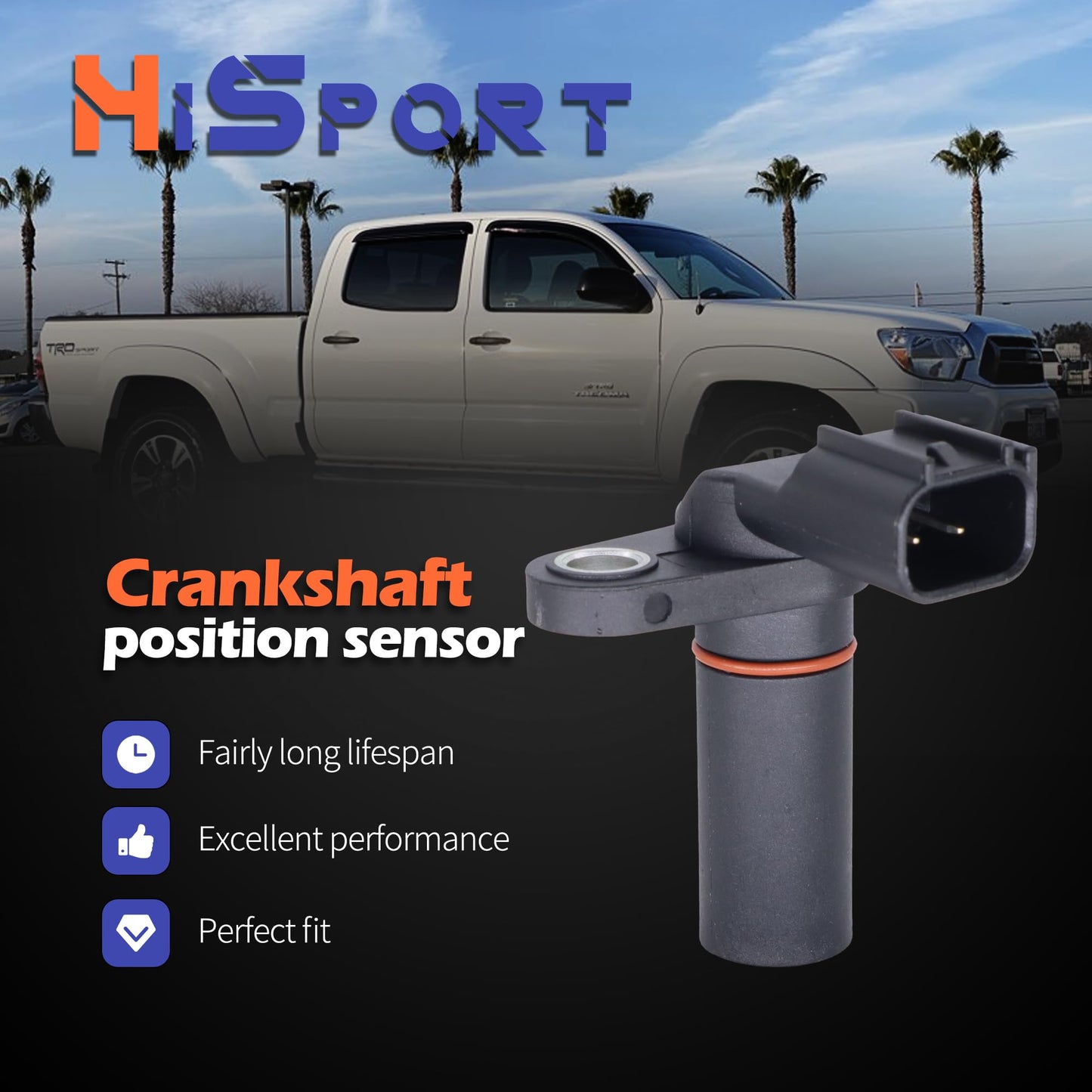 HiSport Engine Camshaft Position Sensor 917718 - Compatible with Ford Edge Explorer F-150 Flex Fusion Mustang Police Interceptor Sedan Utility Taurus X Transit-150 Transit-250 3.5L 3.7L 2007-2019